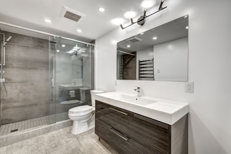 Renovated Master Bathroom with Modern Fixtures